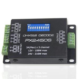 Декодер mini DMX -PX24506 (12-24V, 108-216W)